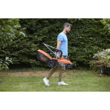 Black & Decker BLACK+DECKER 2x18V Grasmaaier BCMW33184L2-QW 33 Cm Incl. Twee 4,0 Ah Accu's - Afbeelding 8