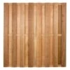 Schutting Hardhout Recht Ca. 180x180 Cm