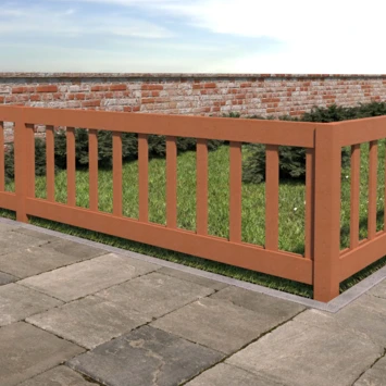 Tuinhek Hardhout Colorado Ca. 60x180 Cm - Afbeelding 4