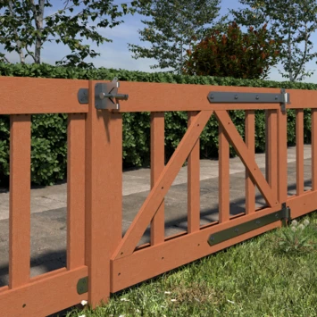 Tuinhek Hardhout Colorado Ca. 60x180 Cm - Afbeelding 6