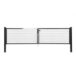 Napoli Dubbele Poort Zwart 120x2x150cm RAL9005