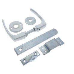 HANDSON Tuinpoortsluiting Poortslot Met Kruk Verzinkt