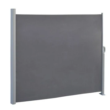 Windscherm Oprolbaar Antraciet 300x160cm