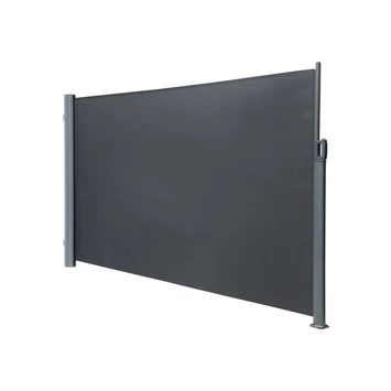 Windscherm Oprolbaar Antraciet Uitgerold 300x160 Cm - Afbeelding 2