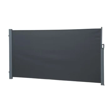 Windscherm Oprolbaar Antraciet Uitgerold 300x160 Cm - Afbeelding 3