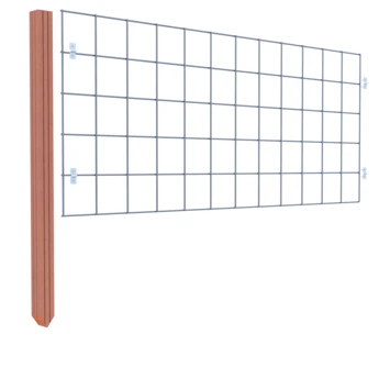 Gaas Volgpakket Tuinhek Hardhout 75x180cm liggend - Afbeelding 6