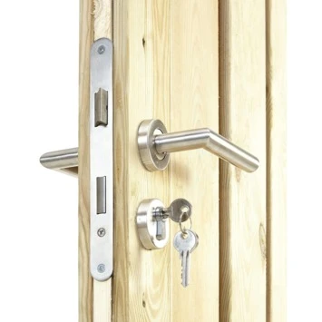 Poort Voor Houtbetonschutting Grenen Rechtsdraaiend 100cm Breed - Afbeelding 2