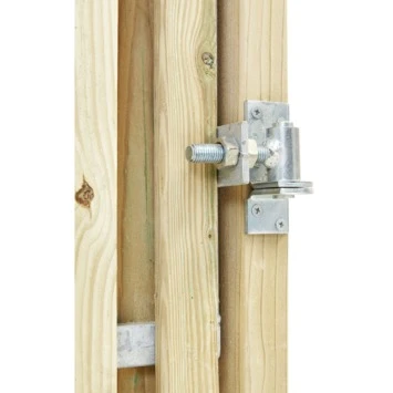 Poort Voor Houtbetonschutting Grenen Rechtsdraaiend 100cm Breed - Afbeelding 4