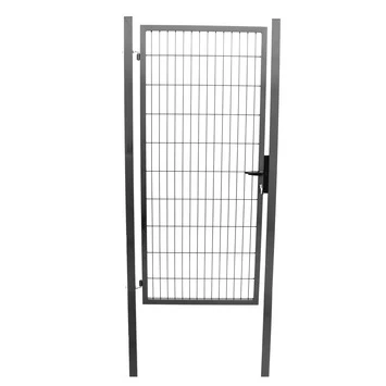 Enkele Poort Roma/Milano Antraciet 180x100 Cm