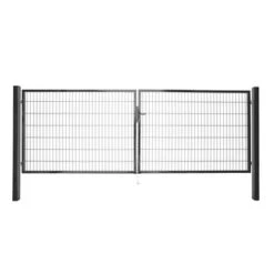 Dubbele Poort Roma/Milano Antraciet 2x 120x200 Cm