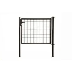 Poort Napoli Ral 9005 Zwart 100x125 Cm