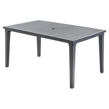 Allibert Future Tuintafel Antraciet Kunststof 165x94 Cm