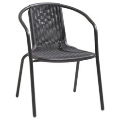 Stapelstoel Bari Antraciet