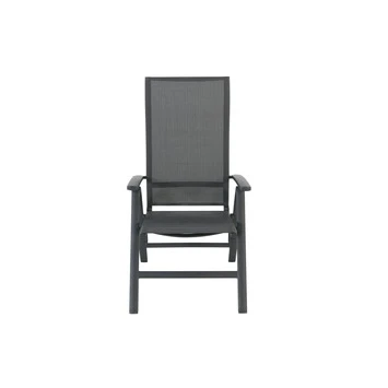 Verstelbare Tuinstoel Valencia Antraciet