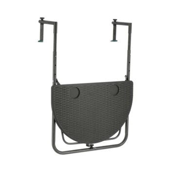 Balkontafel Halfrond Antraciet - Afbeelding 2