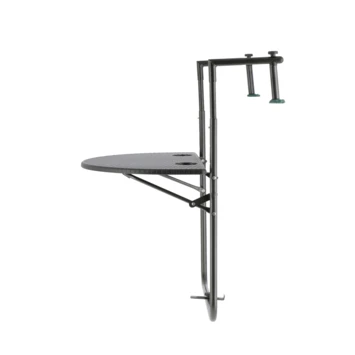 Balkontafel Halfrond Antraciet - Afbeelding 5