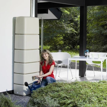 Muurregenton Slim Zand 300 Liter - Afbeelding 2