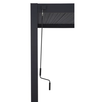 Pergola Deluxe Zwart 3,6x3,6m - Afbeelding 4