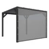 Pergola Silvano Zwart Inclusief Zijdoek