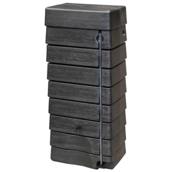 Muurtank Regenton 276 Liter Zwart