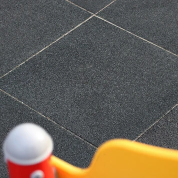 Rubber Tegel Zwart 50x50x2,5 Cm - Afbeelding 3