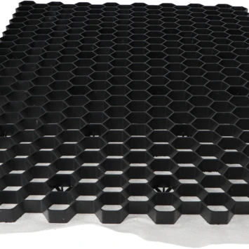 Grindrooster Zwart Kunststof Met Worteldoek 120x79 Cm