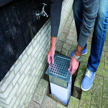 Hydroblob Infiltratieput 25x25x35cm Met Verzinkt Rooster - Afbeelding 3